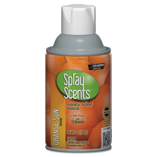 Chase Products SPRAYScents Metered Air Freshener Refill, Orange Sun, 7 oz Aerosol Spray, PK12 CHA 5182 - main
